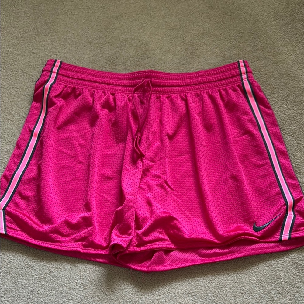 Nike Women's Bright Pink Athletic Shorts